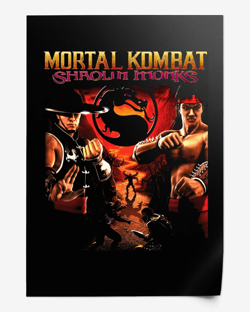 Print Mortal Kombat Shaolin Monks