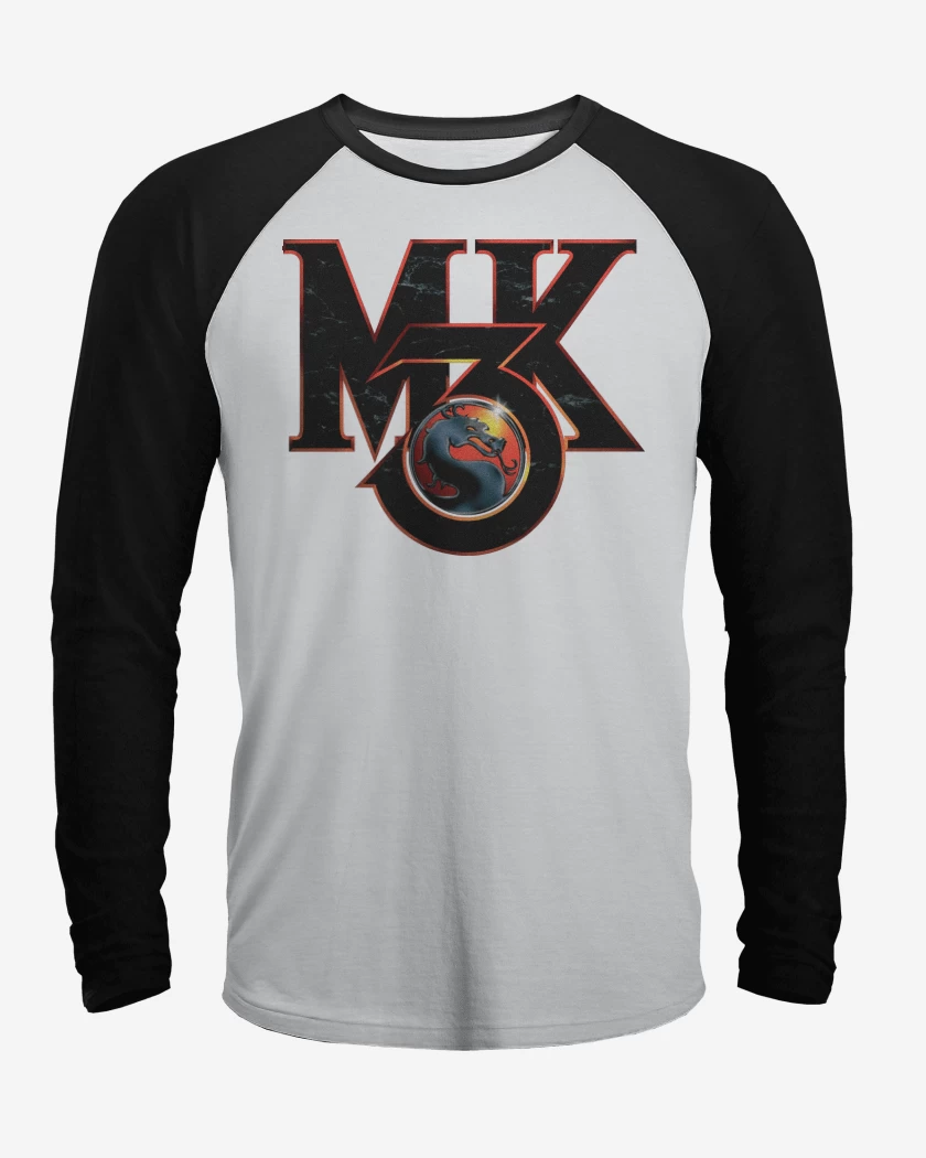 Polera Raglan Mortal Kombat 3