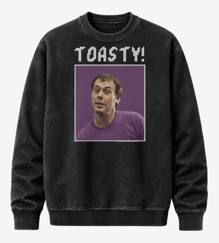 Poleron Polo Acid Wash Negro de Mortal Kombat Toasty