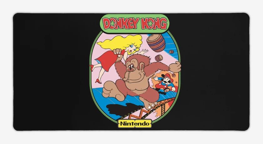 Mouse pad Gamer Negro de DK Clásico
