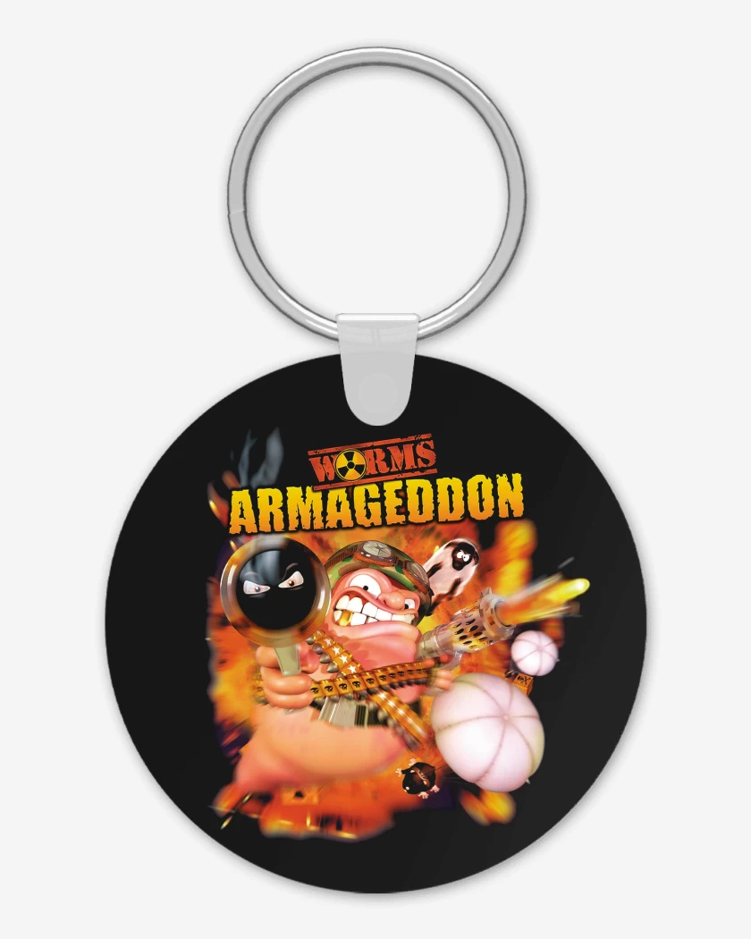 Llavero Negro de Worms Armageddon