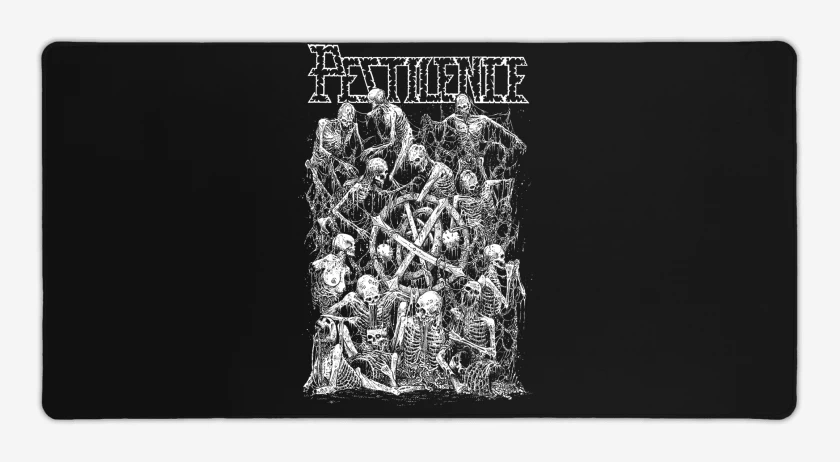 Mouse pad Gamer Negro de Pestilence Corpses