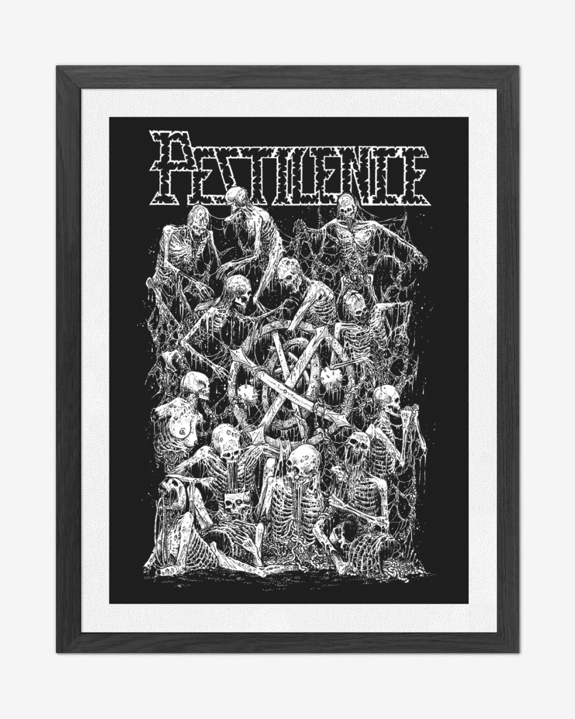 Cuadro decorativo Negro de Pestilence Corpses