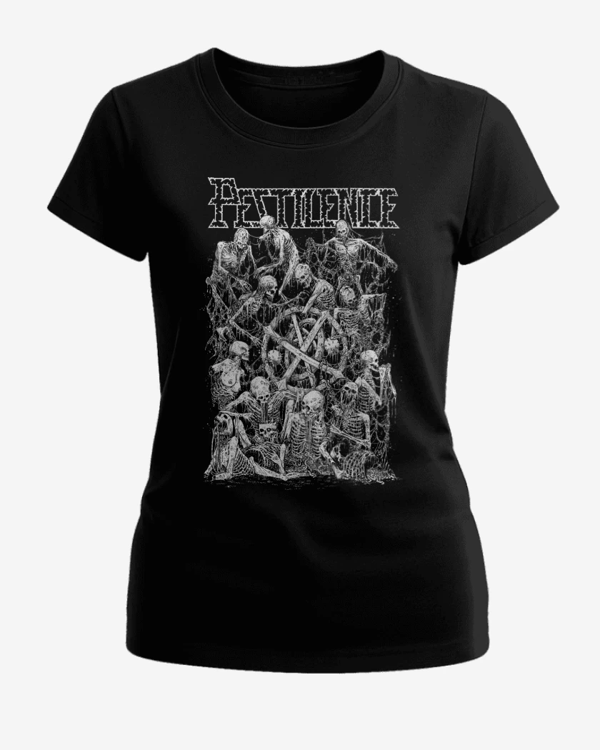 Polera de Mujer Negro de Pestilence Corpses