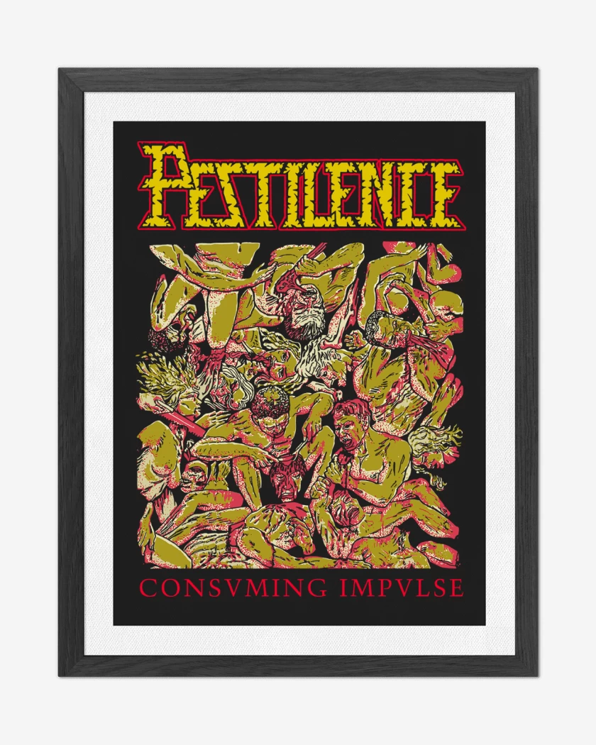 Cuadro decorativo Negro de Pestilence Consuming 