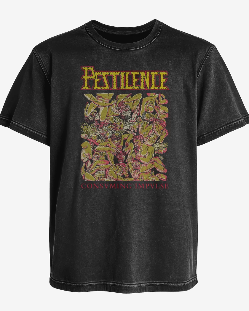 Polera desgastada Pestilence Consuming 