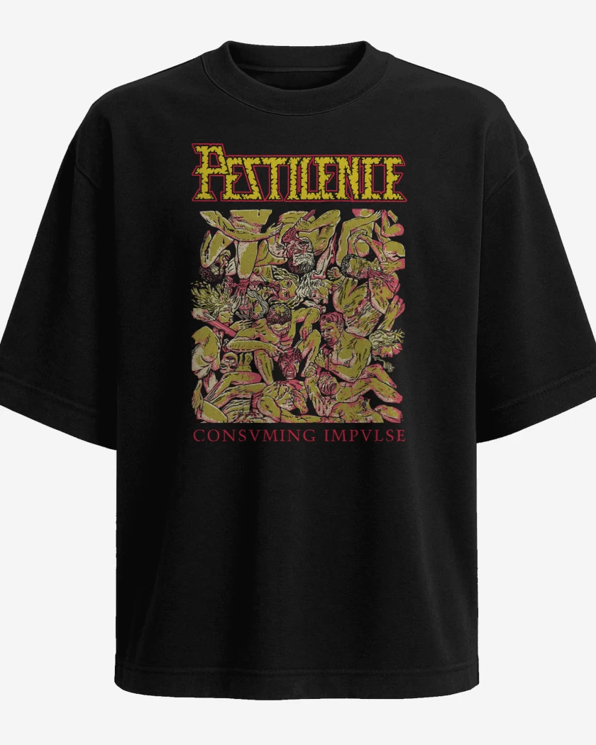Polera Oversize Pestilence Consuming 