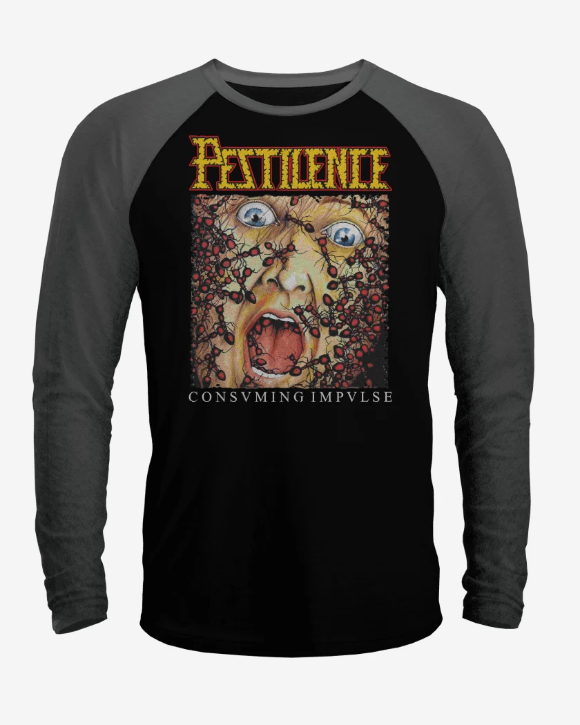 Polera Raglan Pestilence Consuming Impulse