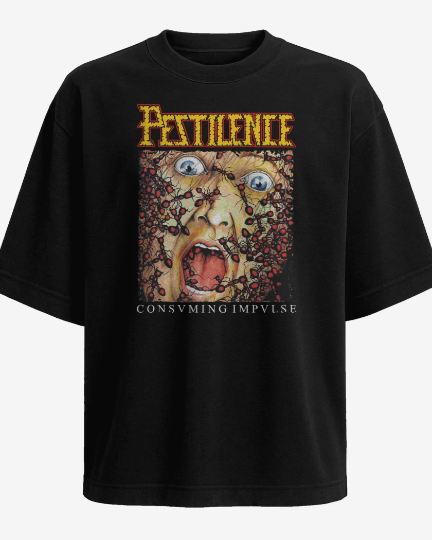 Polera Oversize Pestilence Consuming Impulse