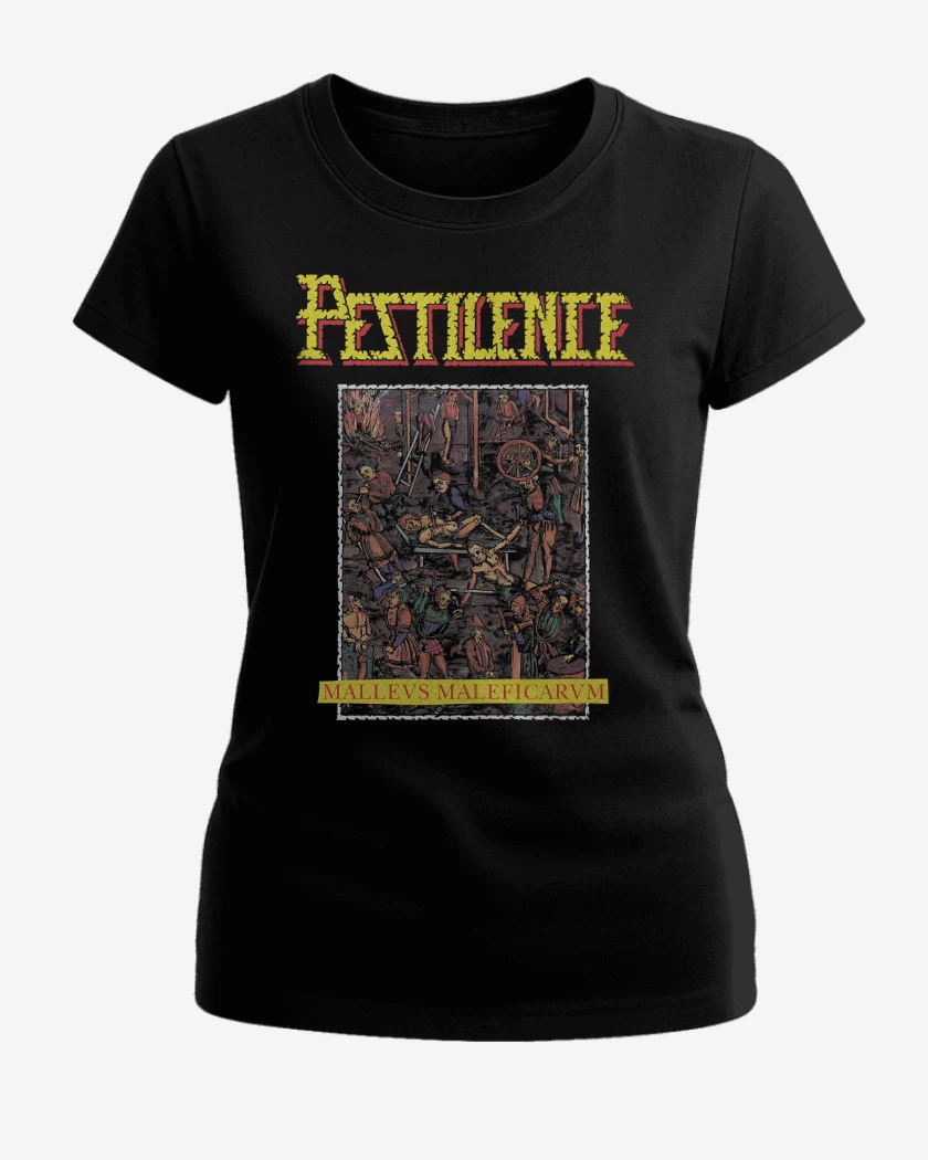 Polera de Mujer Negro de Pestilence Malleus Maleficarum