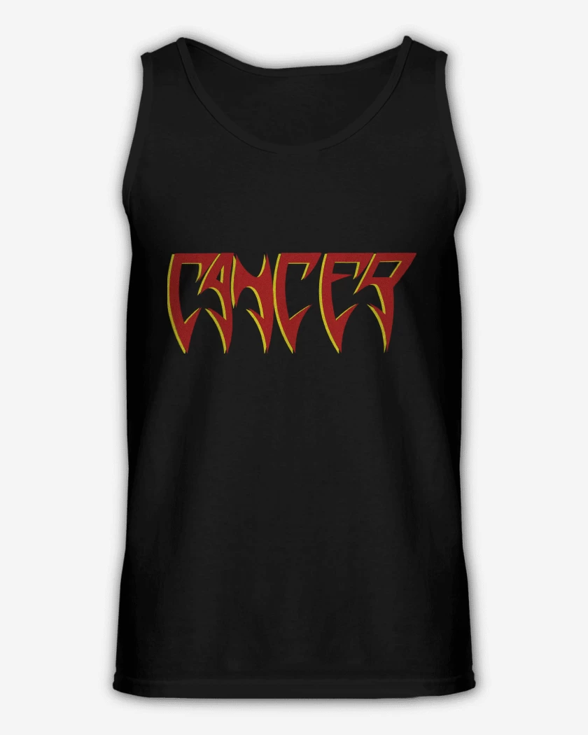Sudadera Negro de Cancer Logo