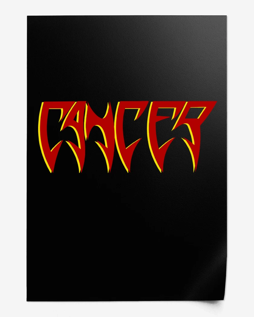 Print Negro de Cancer Logo