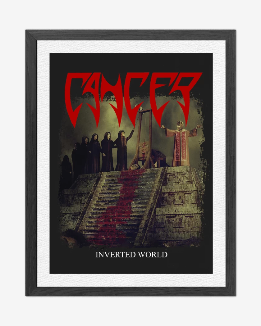 Cuadro decorativo Negro de Cancer Inverted World
