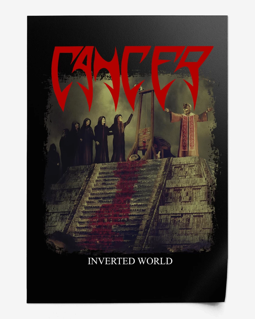 Print Cancer Inverted World