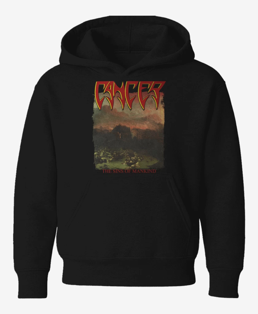 Poleron de niño Negro de Cancer The Sins of Mankind