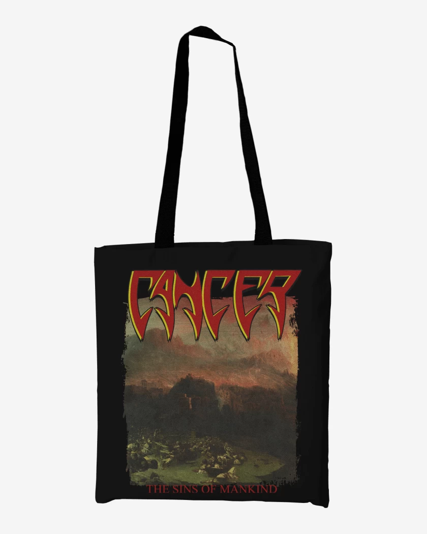Totebag Negro de Cancer The Sins of Mankind