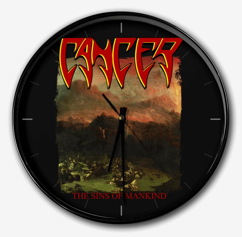 Reloj Negro de Cancer The Sins of Mankind