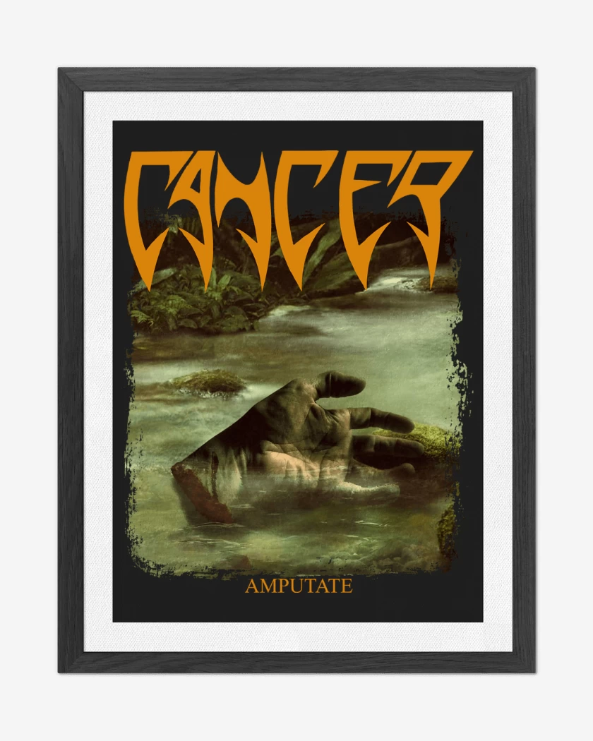 Cuadro decorativo Negro de Cancer Amputate