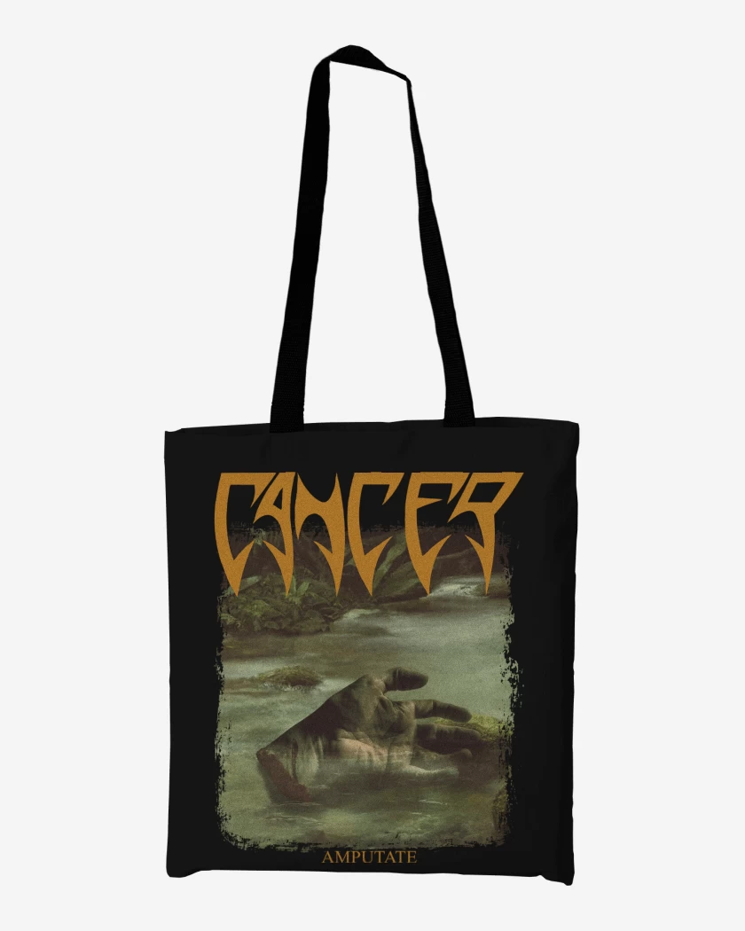 Totebag Negro de Cancer Amputate