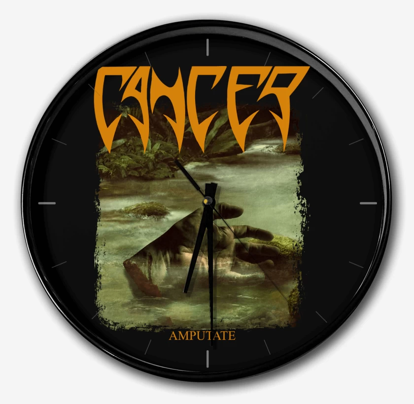 Reloj Negro de Cancer Amputate