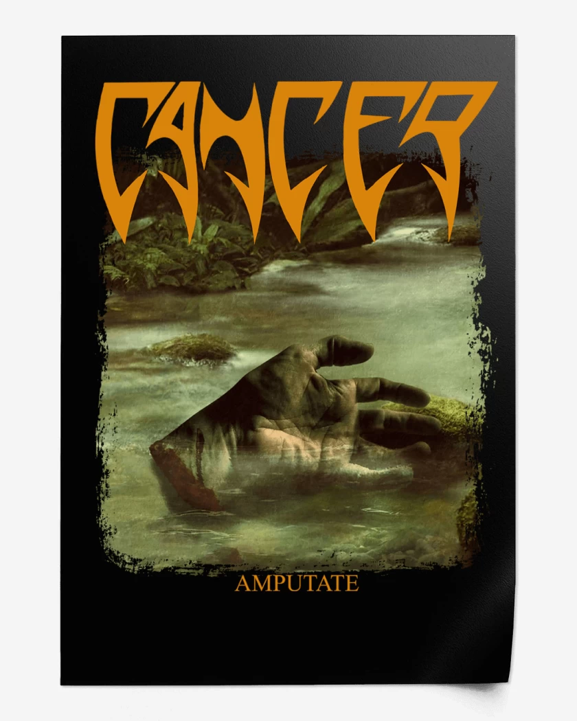 Print Negro de Cancer Amputate