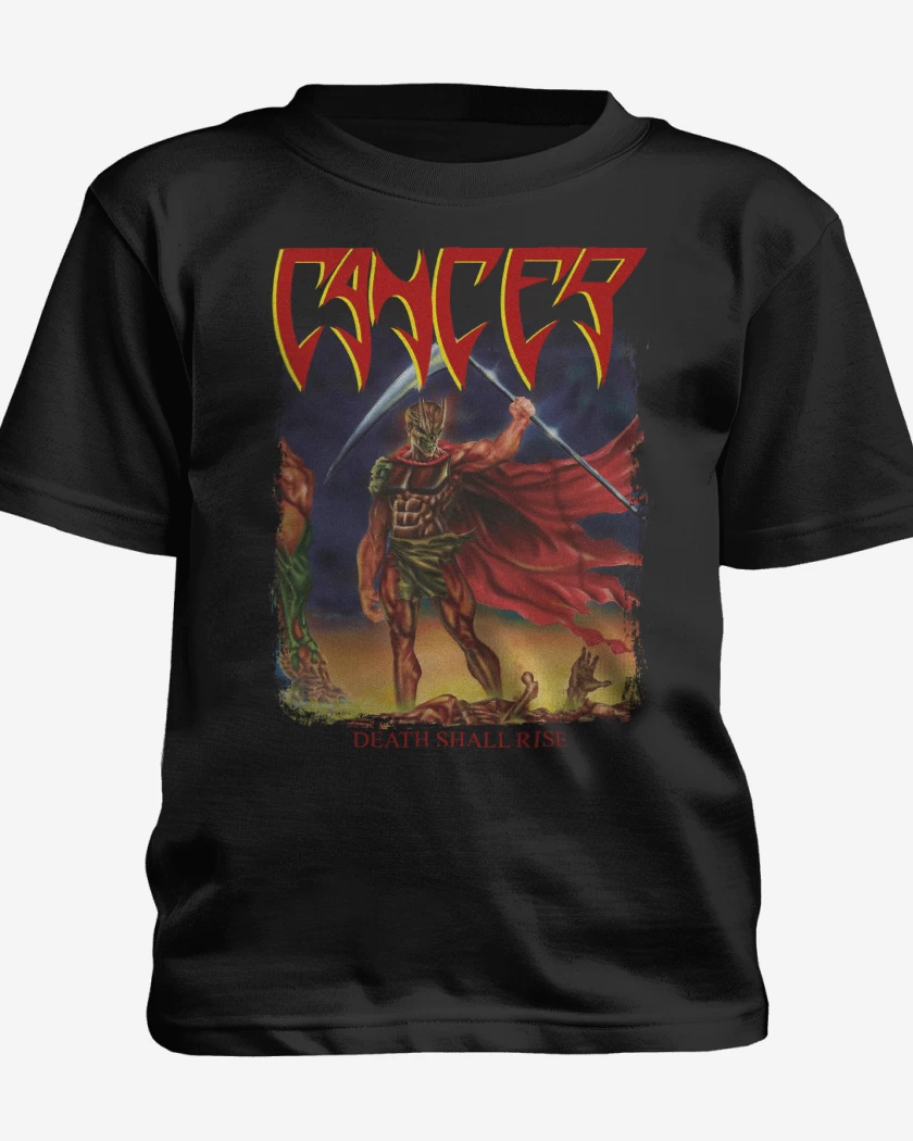 Polera de niño Negro de Cancer Death Shall Rise