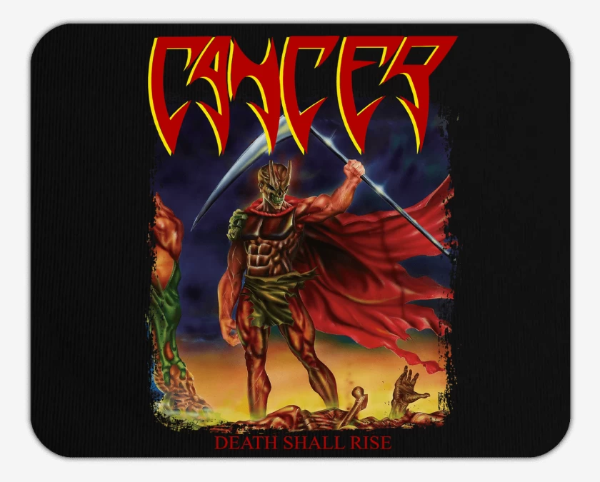 Mousepad Cancer Death Shall Rise