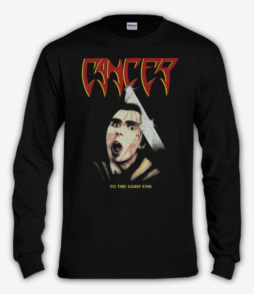 Polera manga larga Negro de Cancer To the Glory End