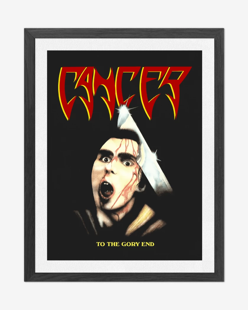Cuadro decorativo Negro de Cancer To the Glory End