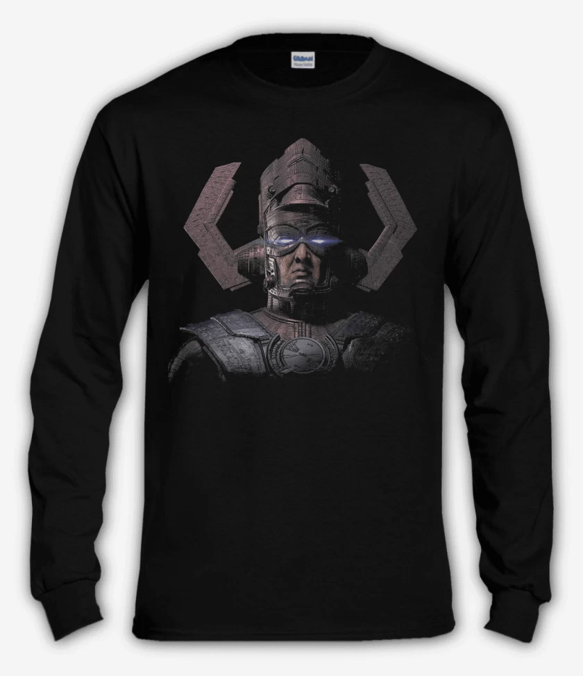 Polera manga larga Negro de F4 Galactus