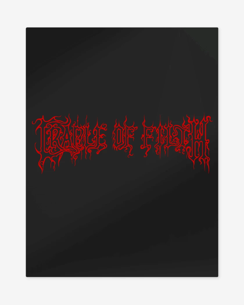 Print metalico Cradle of Filth Logo