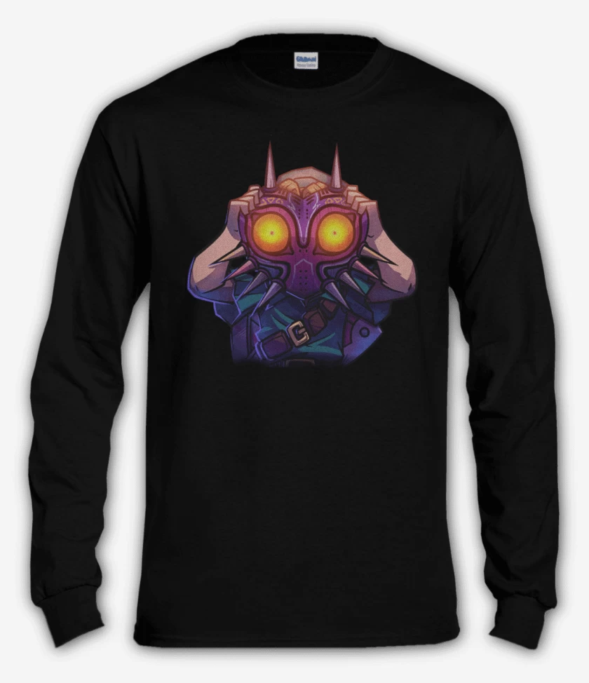 Polera manga larga Negro de Link Majora