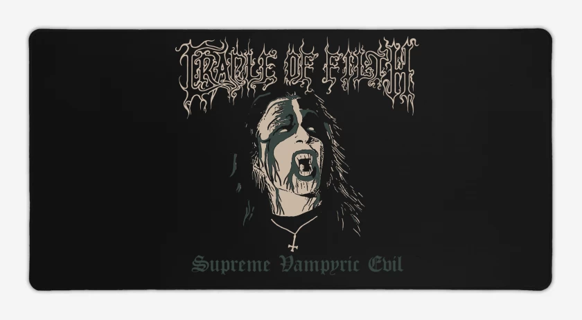 Mouse pad Gamer Cradle of Filth Supreme Vampyric Evil