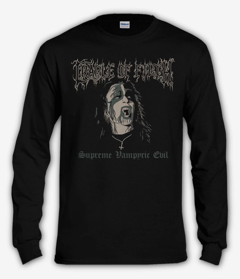 Polera manga larga Cradle of Filth Supreme Vampyric Evil