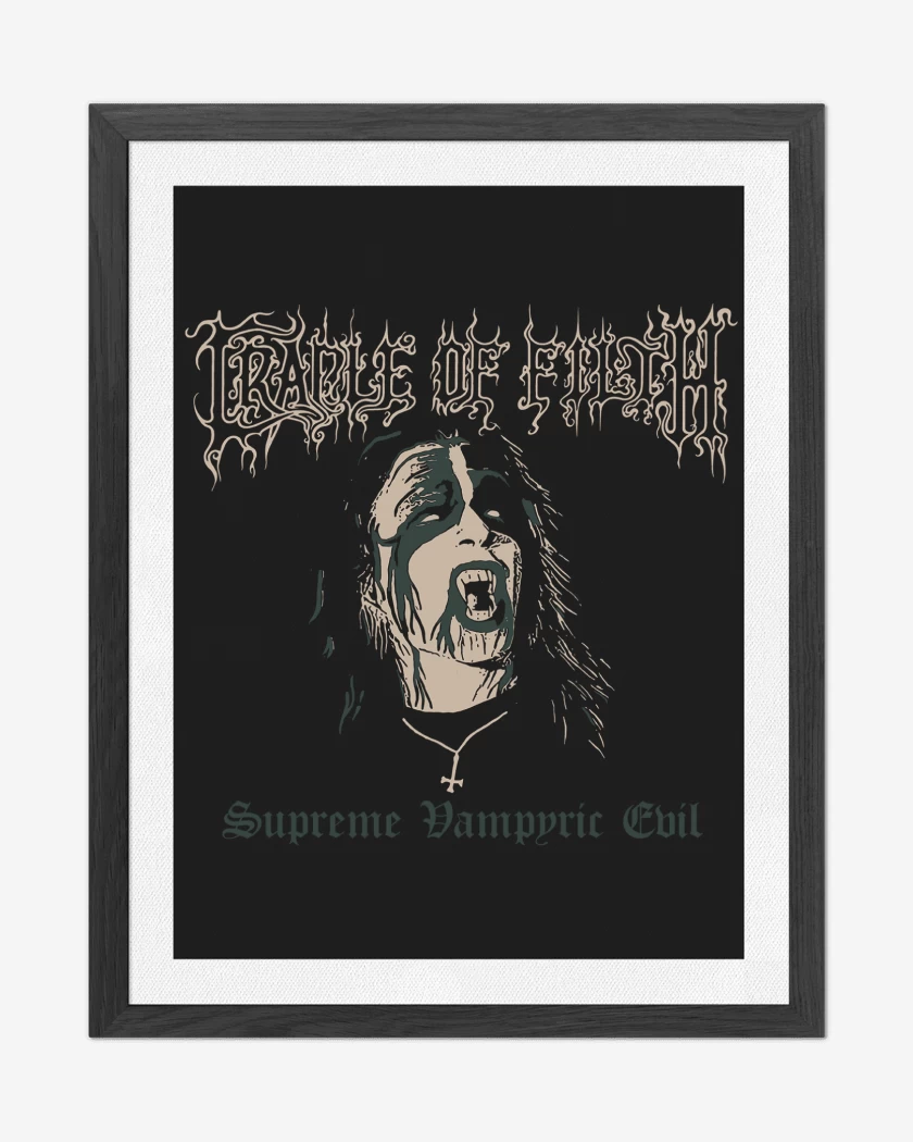 Cuadro decorativo Cradle of Filth Supreme Vampyric Evil
