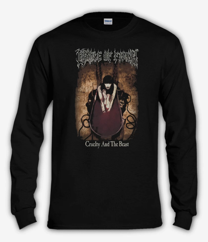 Polera manga larga Negro de Cradle of Filth Cruelty and the Beast