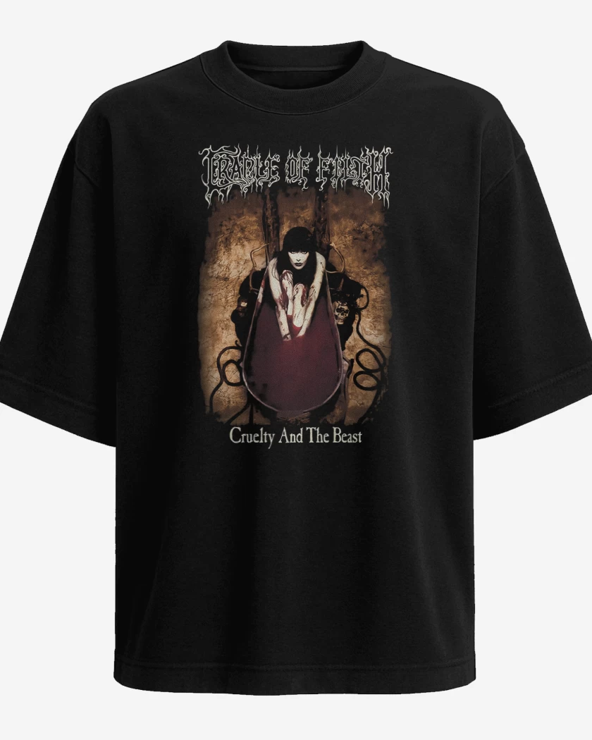 Polera Oversize Cradle of Filth Cruelty and the Beast