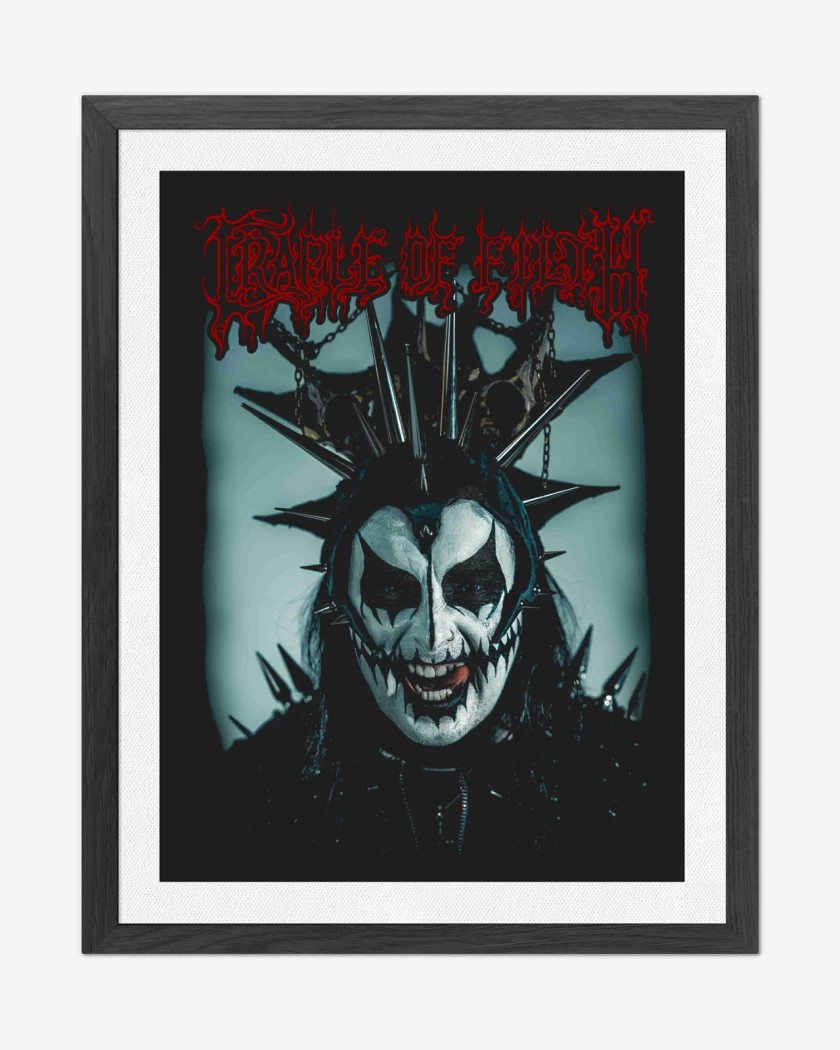 Cuadro decorativo Negro de Cradle of Filth Dani