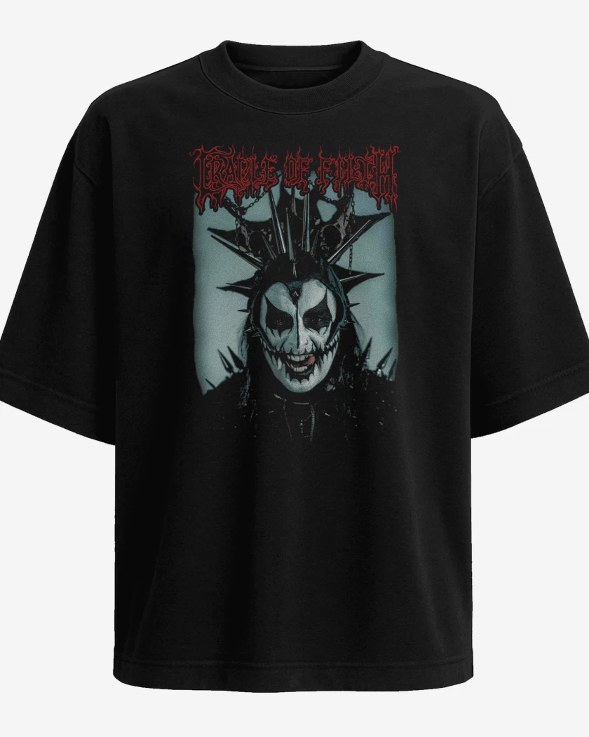 Polera Oversize Negro de Cradle of Filth Dani