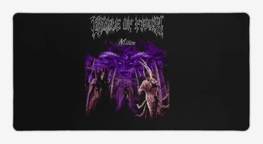 Mouse pad Gamer Negro de Cradle of Filth Midian