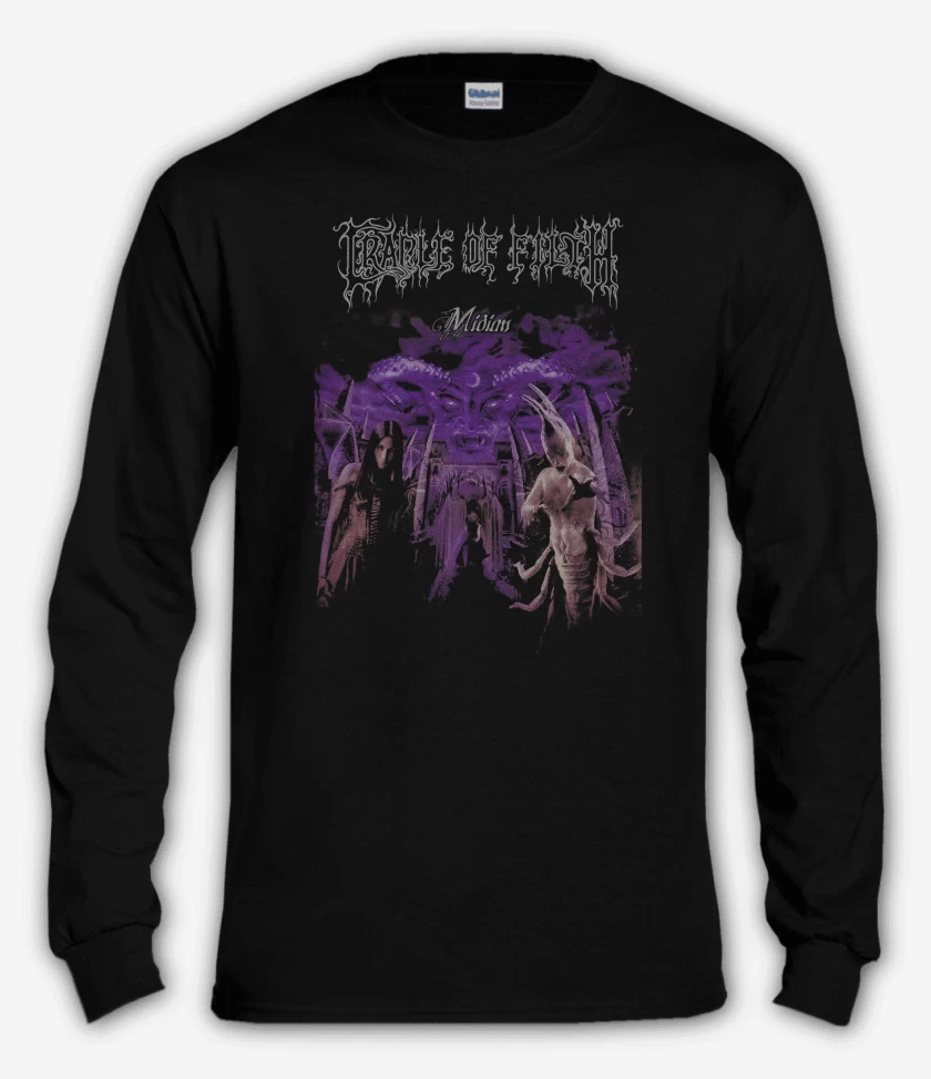 Polera manga larga Negro de Cradle of Filth Midian