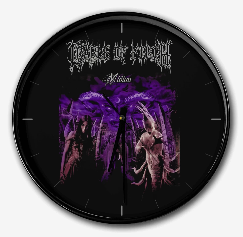 Reloj Negro de Cradle of Filth Midian