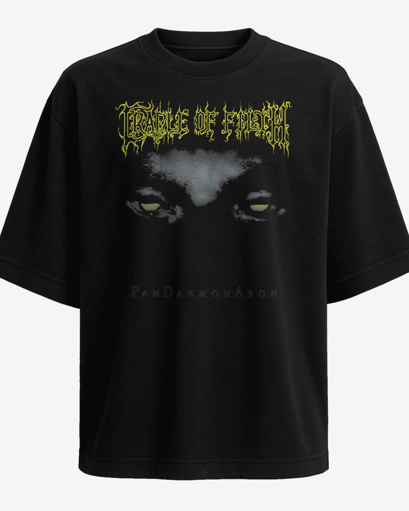 Polera Oversize Negro de Cradle of Filth Pandaemonaeon