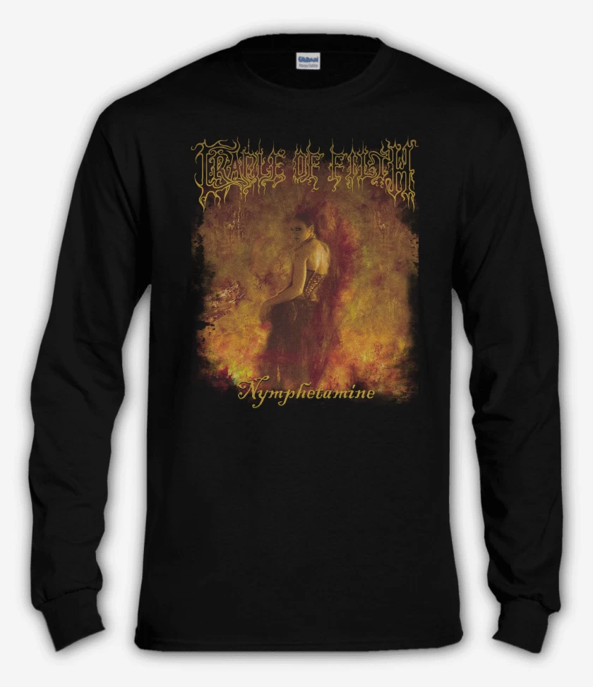 Polera manga larga Negro de Cradle of Filth Nymphetamine