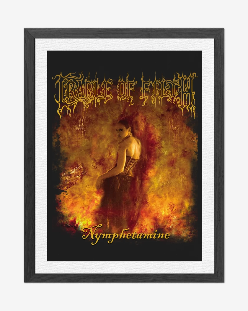 Cuadro decorativo Negro de Cradle of Filth Nymphetamine