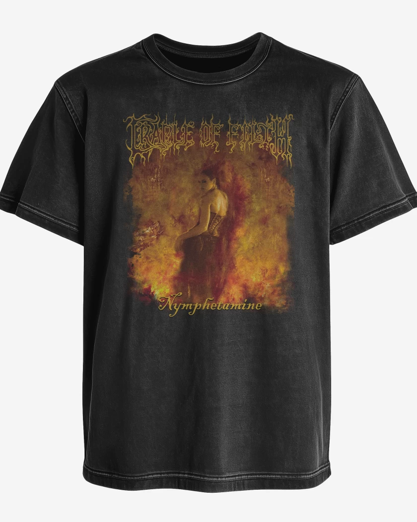 Polera desgastada Cradle of Filth Nymphetamine