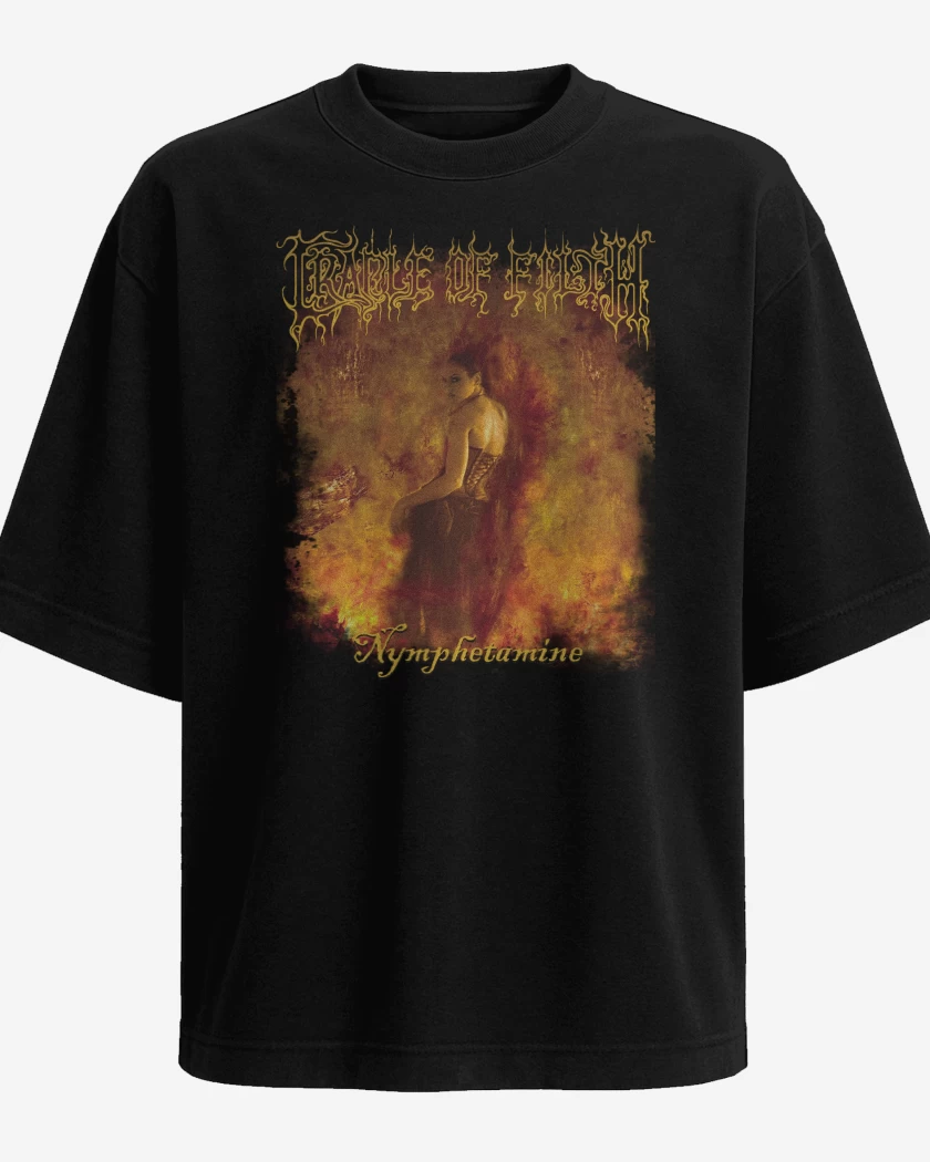 Polera Oversize Cradle of Filth Nymphetamine