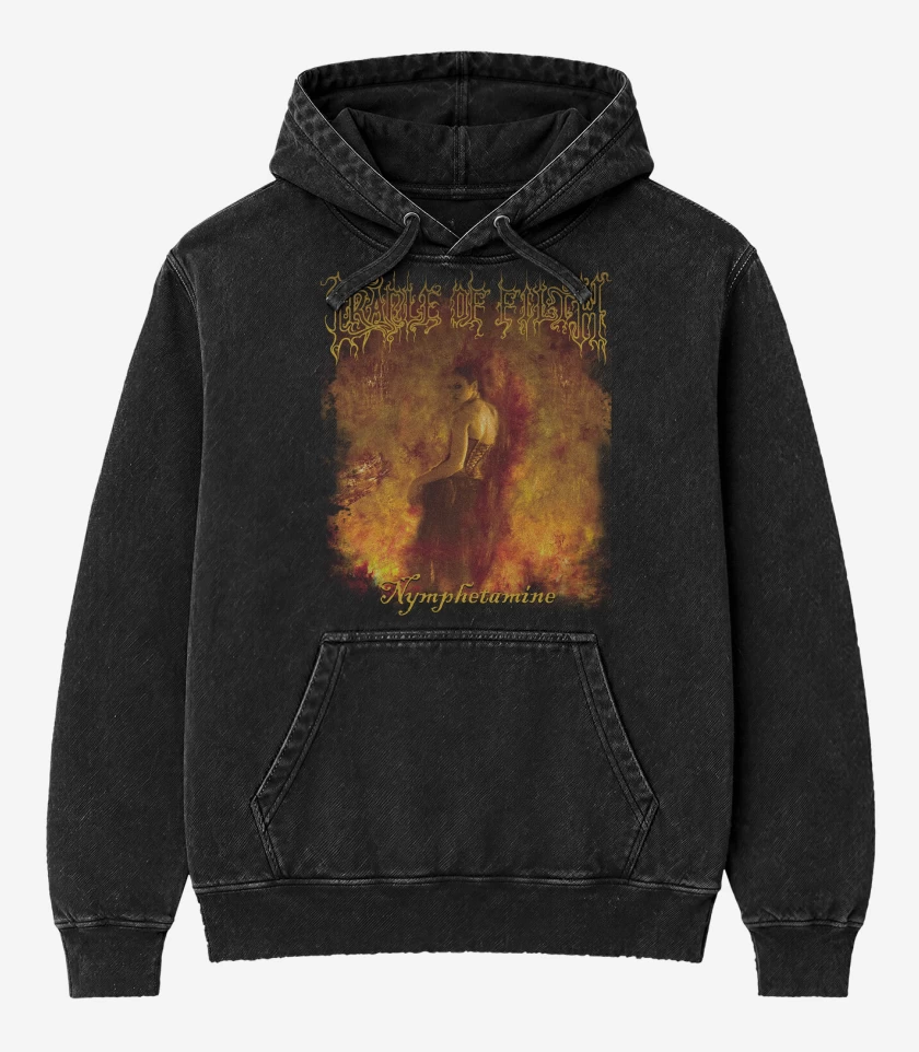 Poleron Canguro Acid Wash Cradle of Filth Nymphetamine
