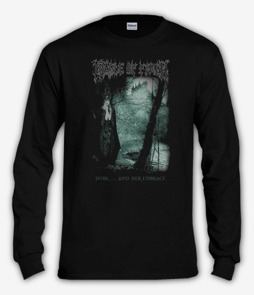 Polera manga larga Negro de Cradle of Filth Dusk
