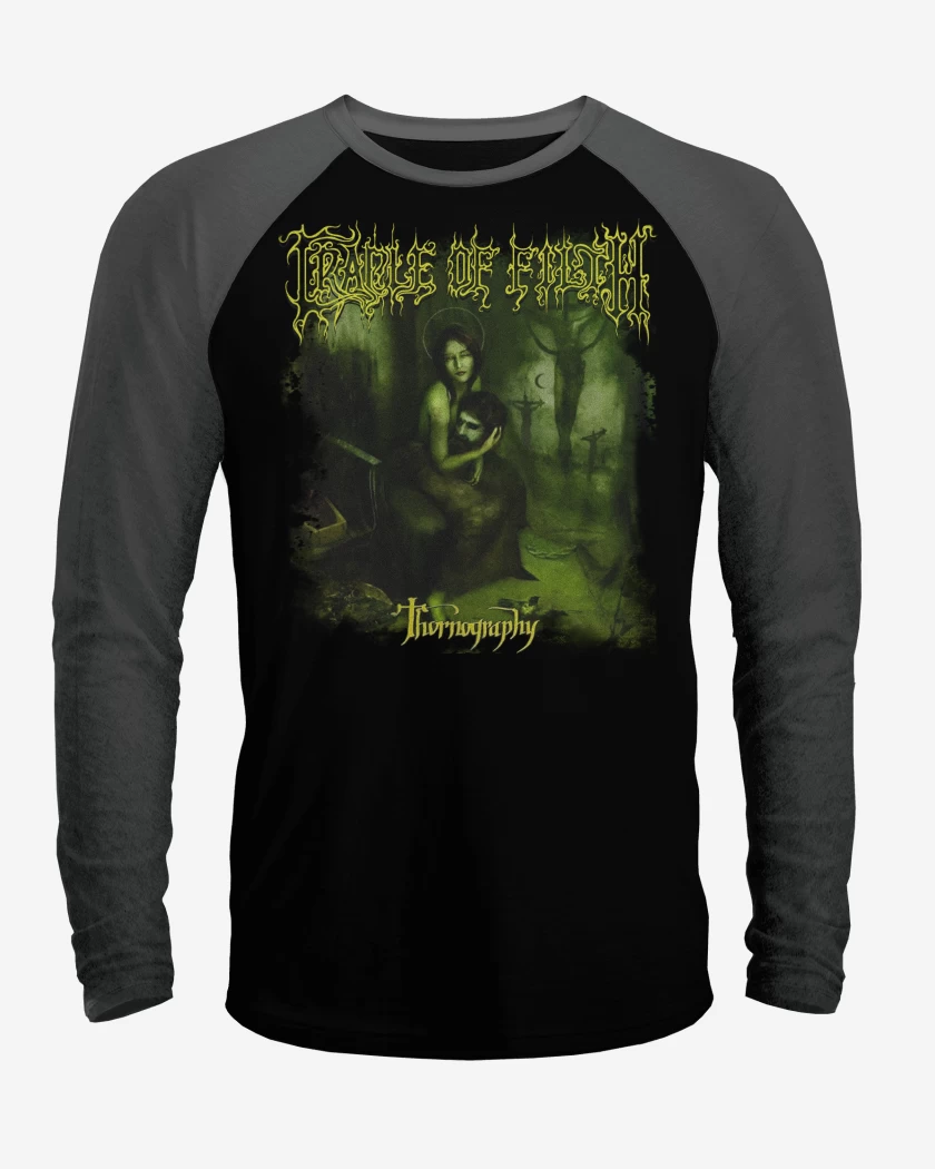 Polera Raglan Cradle of Filth Thornography